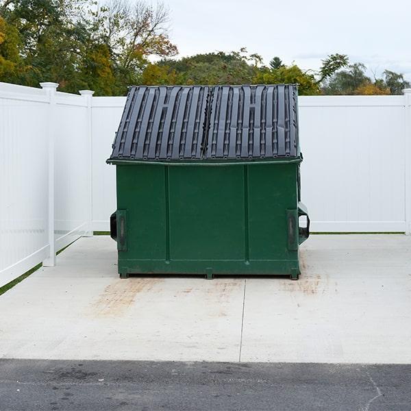 commercial dumpsters empties their containers based upon the frequency designated by their clients